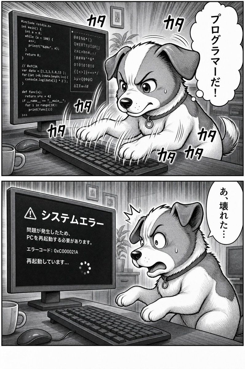 程序员狗狗漫画