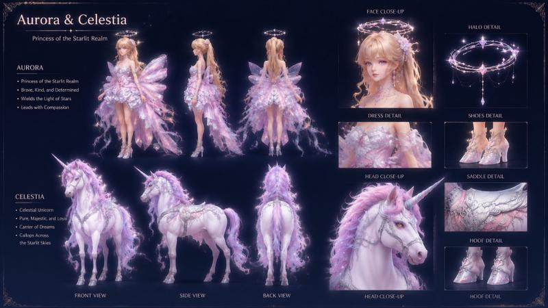 奇幻游戏角色设计图
