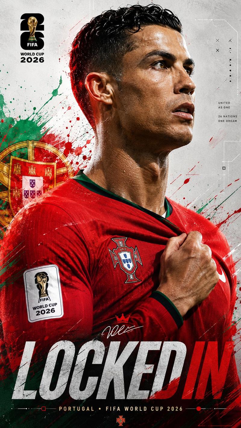2026 年 FIFA 世界杯体育海报