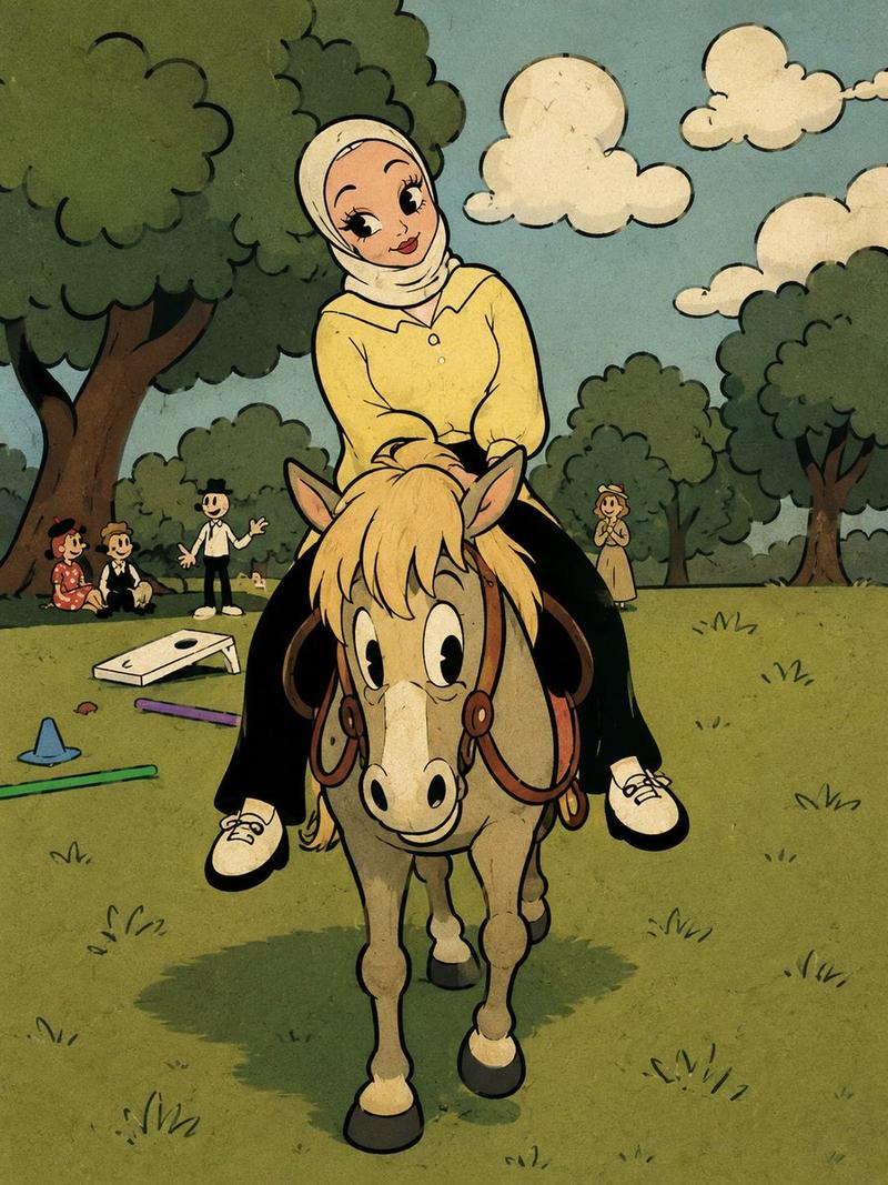Fleischer 风格小马骑行