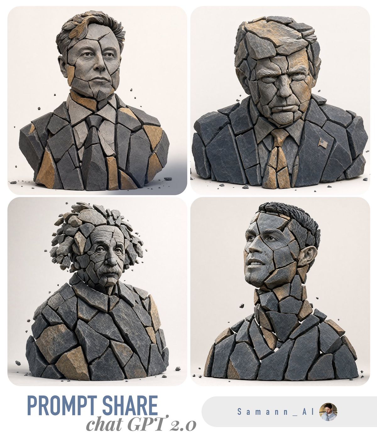 Fragmented Stone 3D Style Transfer