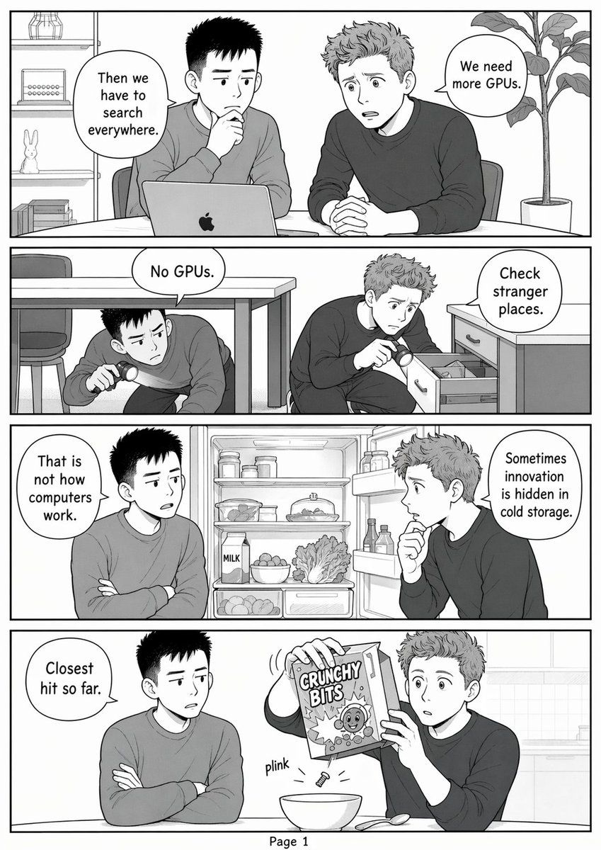 有趣的 GPU 搜索漫画页面