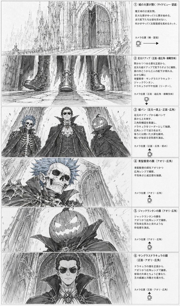 哥特式反派分镜表