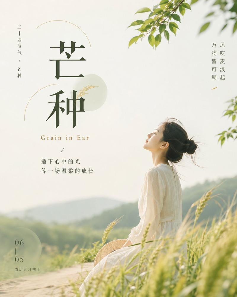 芒种节气海报