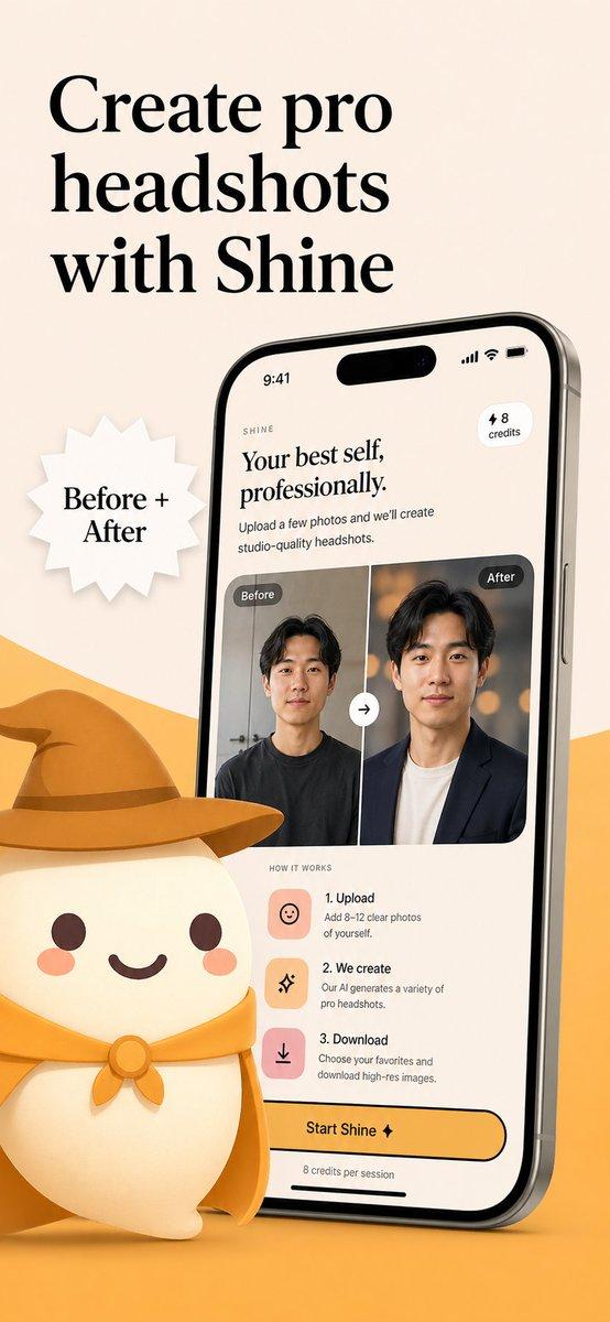 AI 职业照应用 App Store 宣传海报