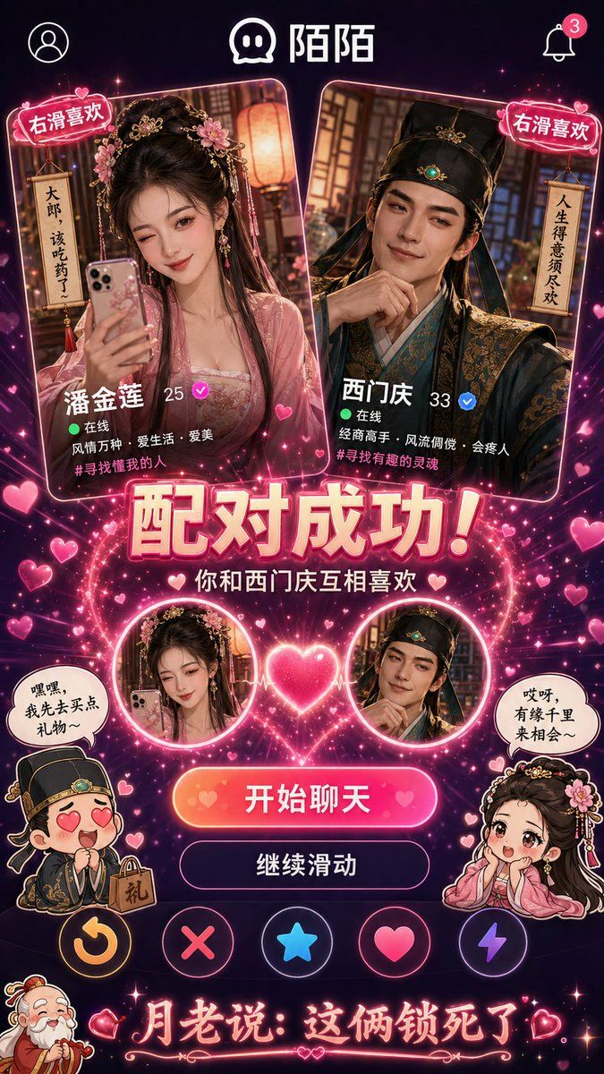 历史人物现代交友互动