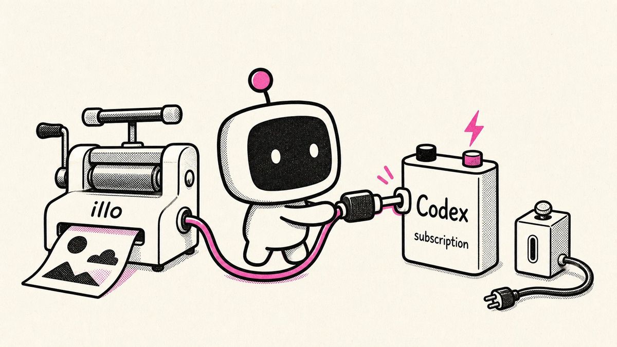 使用 Codex 为 Illo 供电的复古机器人