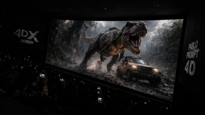 沉浸式 4DX 影院场景