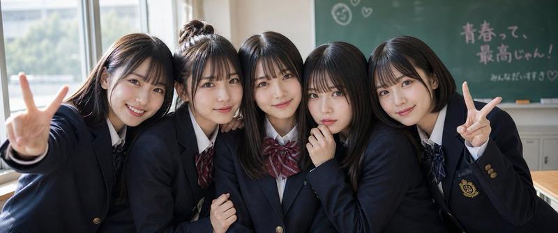 日本女高中生超宽屏壁纸