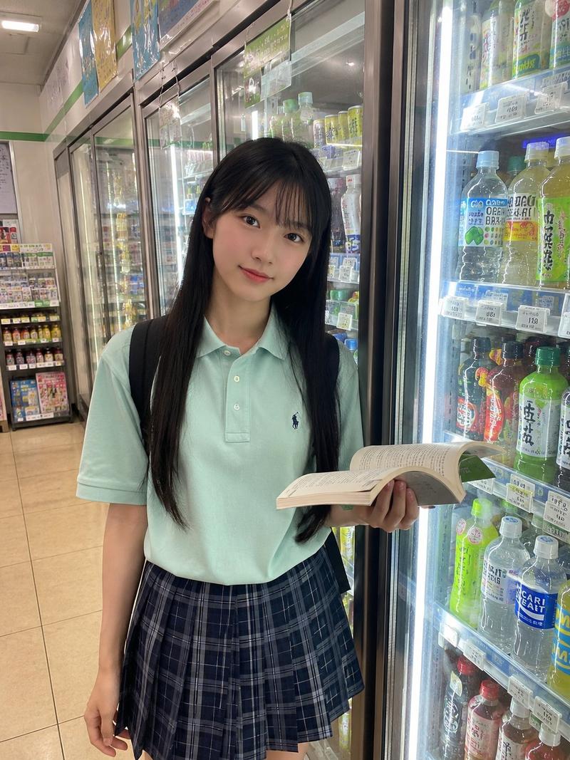 日本学生便利店抓拍