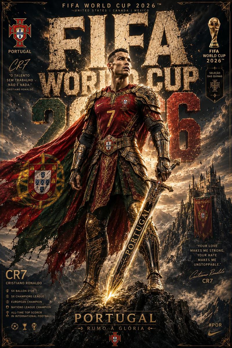 骑士铠甲 FIFA 英雄海报