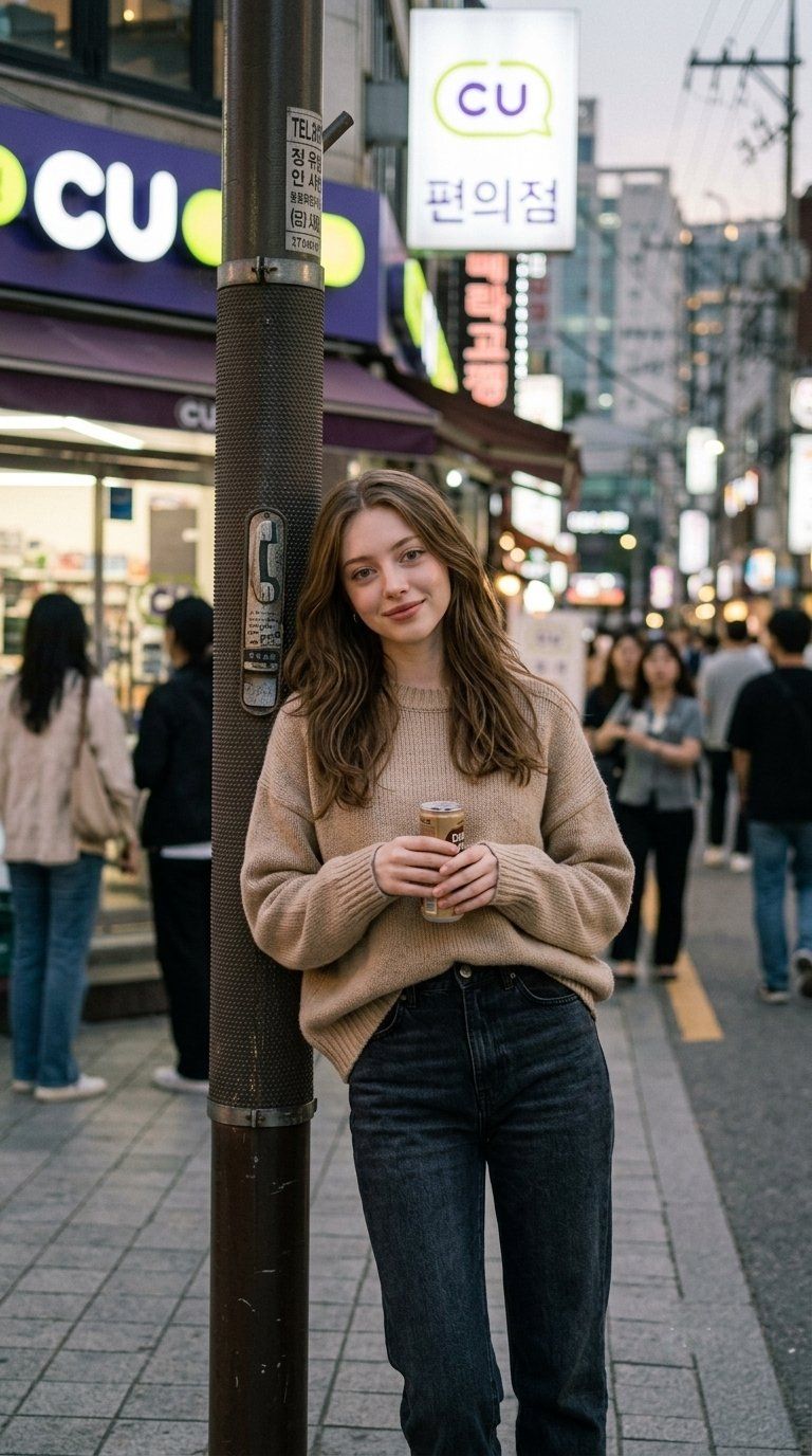 Korean Casual Fashion Portrait
