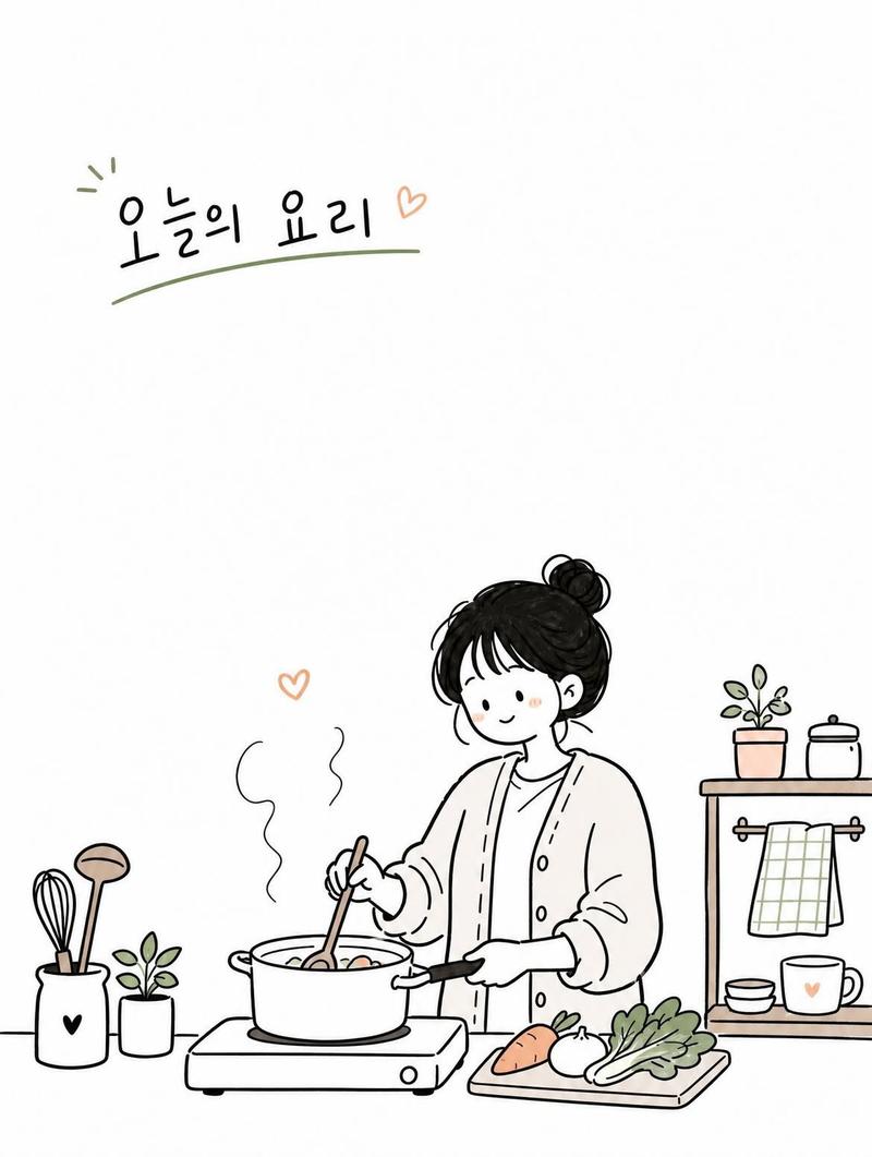 韩式涂鸦编辑插画