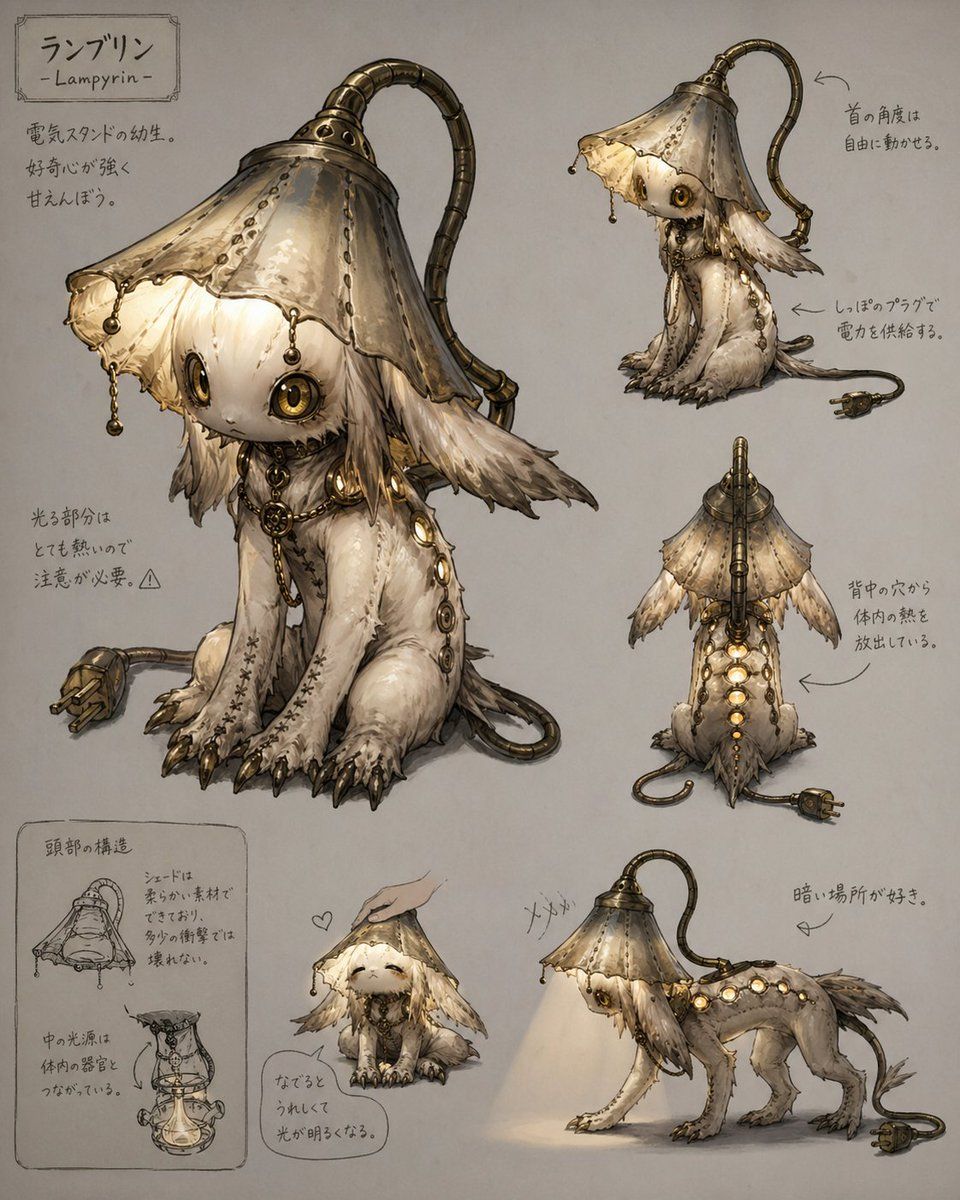 灯具生物概念设计图