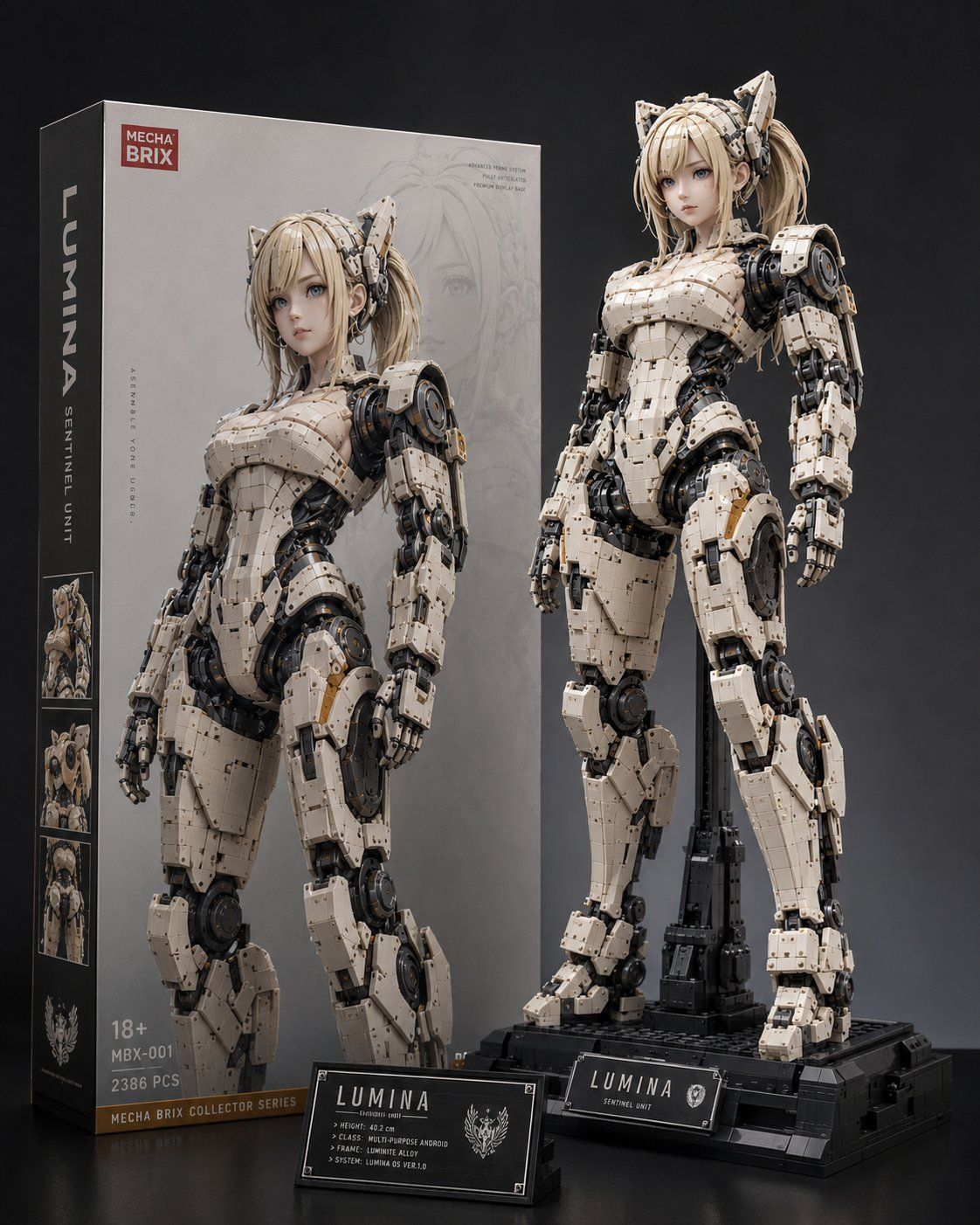Lumina 机甲手办产品摄影