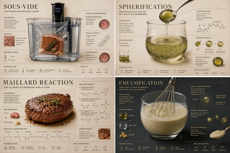 Luxury Culinary Chemistry Poster