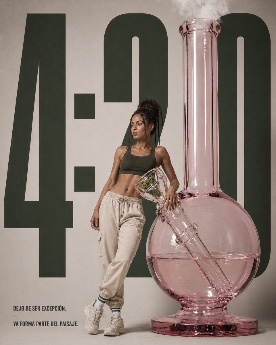 奢华时尚大片风格 4:20 产品海报