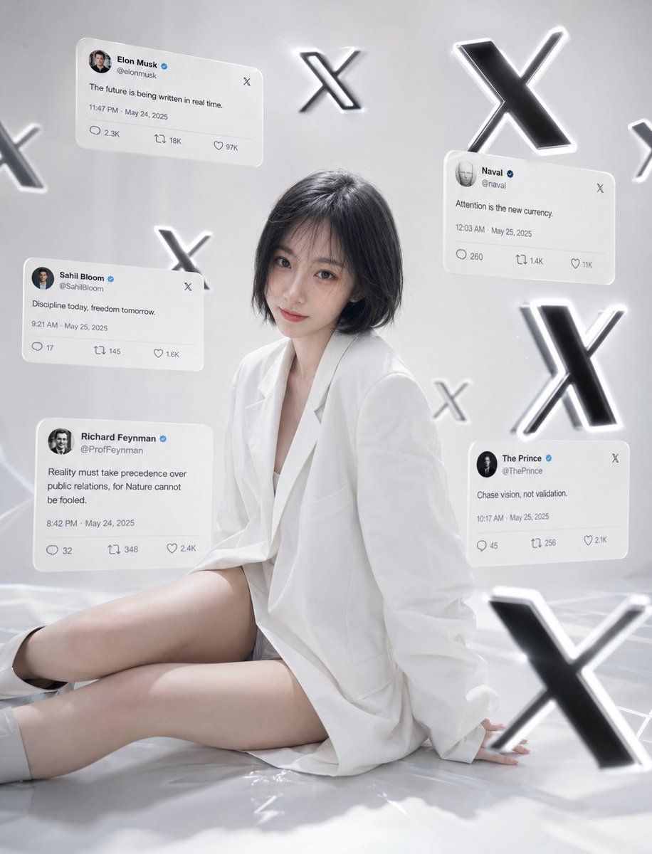 极简奢华社交媒体人像