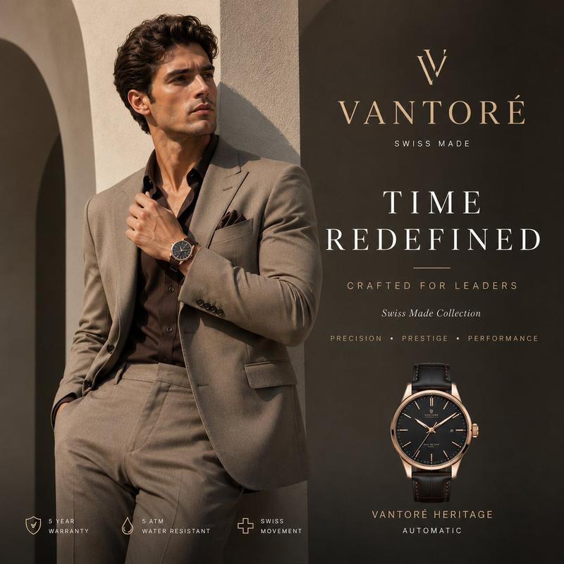 VANTORÉ 奢华腕表广告