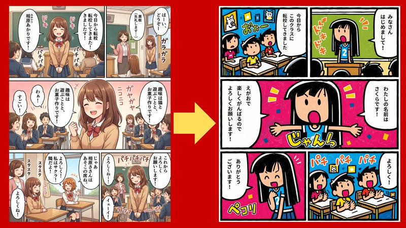 Manga Art Style Comparison