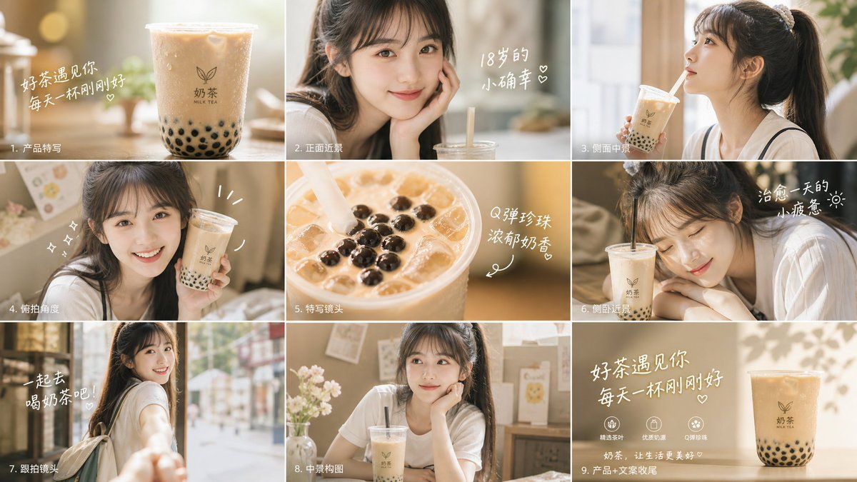 奶茶广告项目