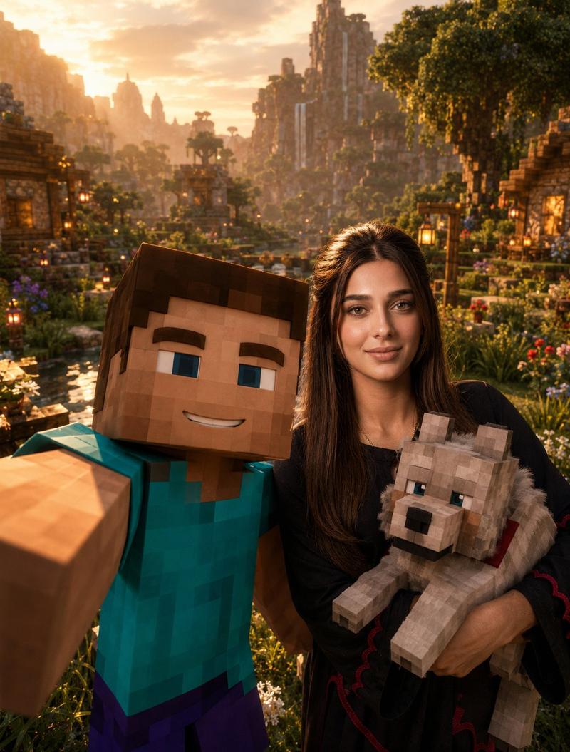 Minecraft 自拍照片集成