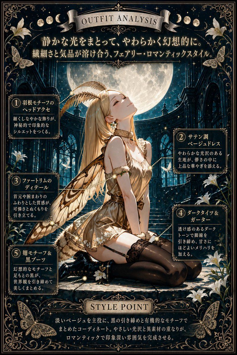 月光仙子服装解析海报