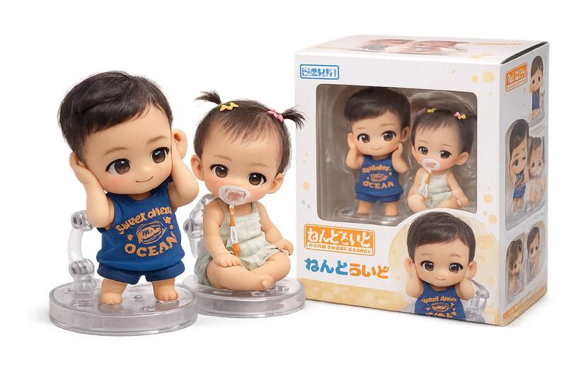 日式 Nendoroid 风格微缩手办