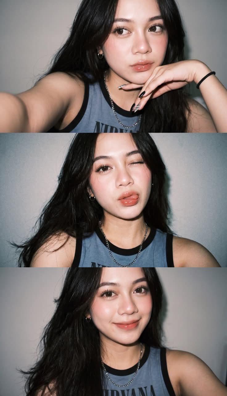 Ultra-Realistic Night Flash Selfie
