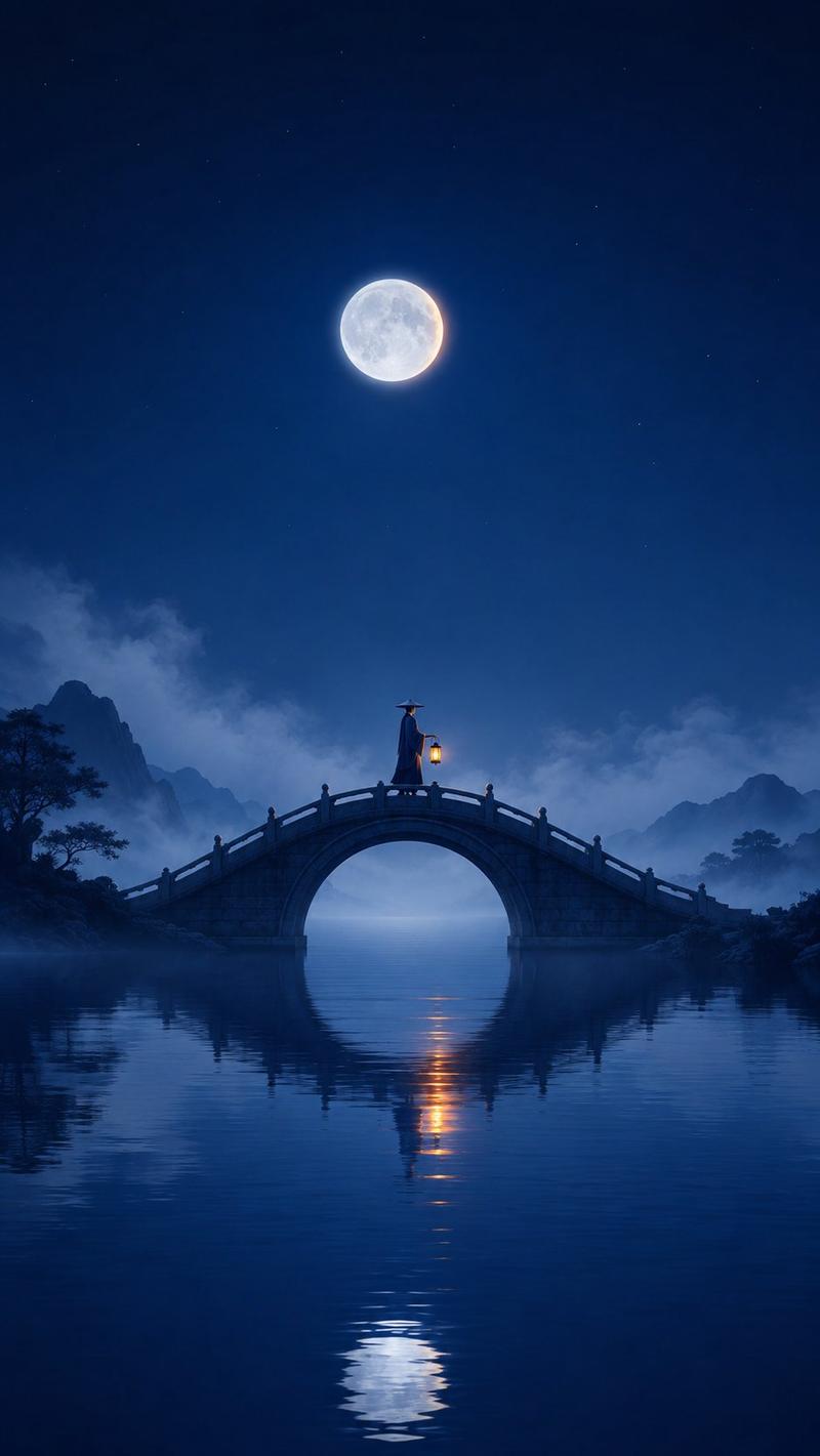 东方月影桥梁美学海报