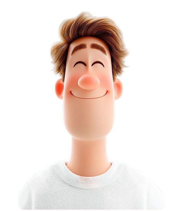 Pixar Style 3D Man Avatar