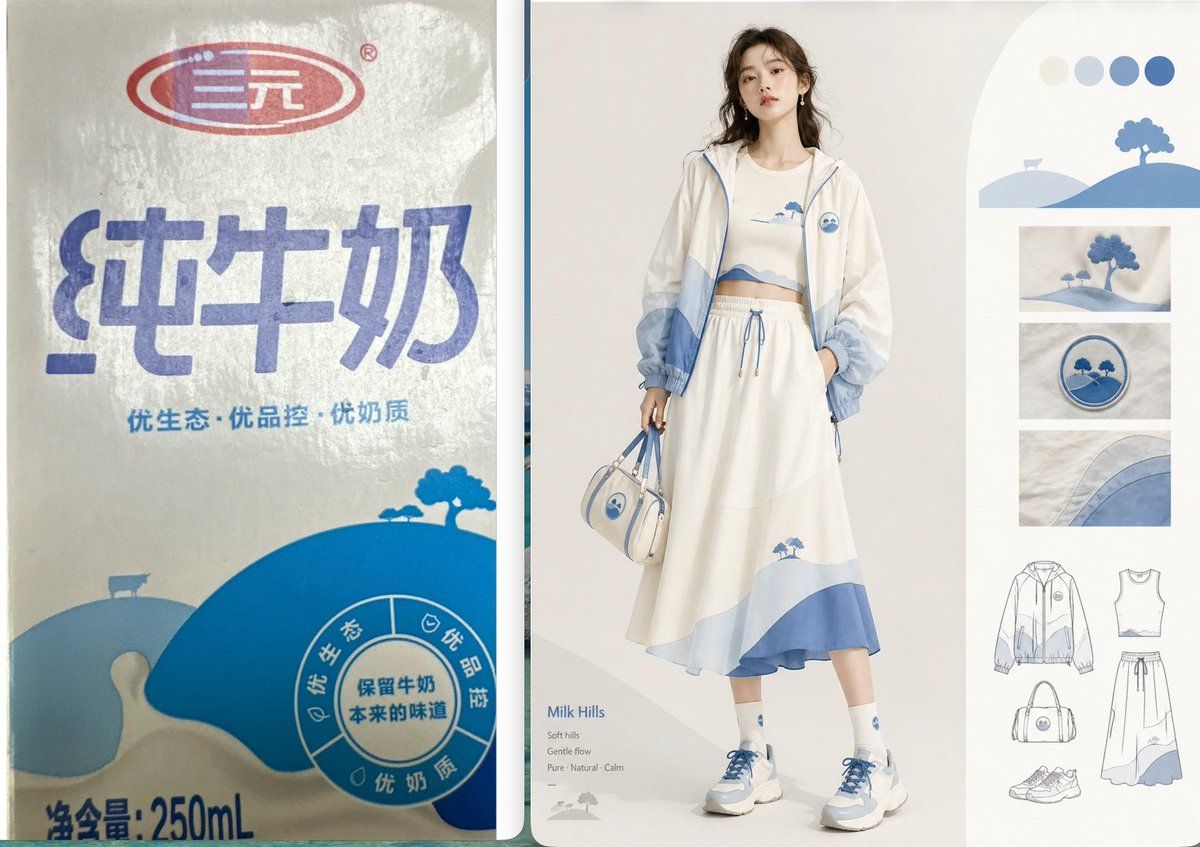 以产品为灵感的时尚设计