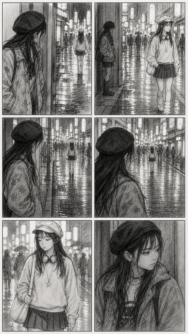 雨夜城市漫画项目