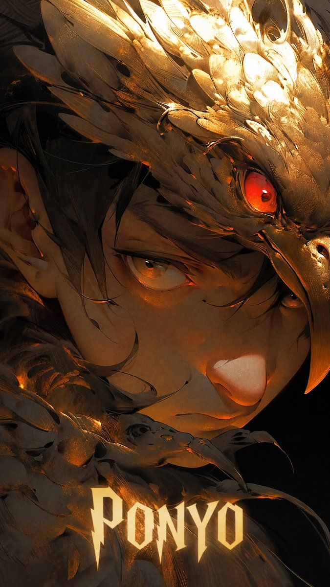 黄金神兽奇幻卡牌肖像