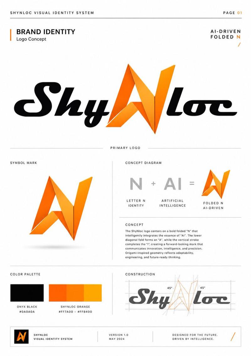 Shynloc Visual Identity Board