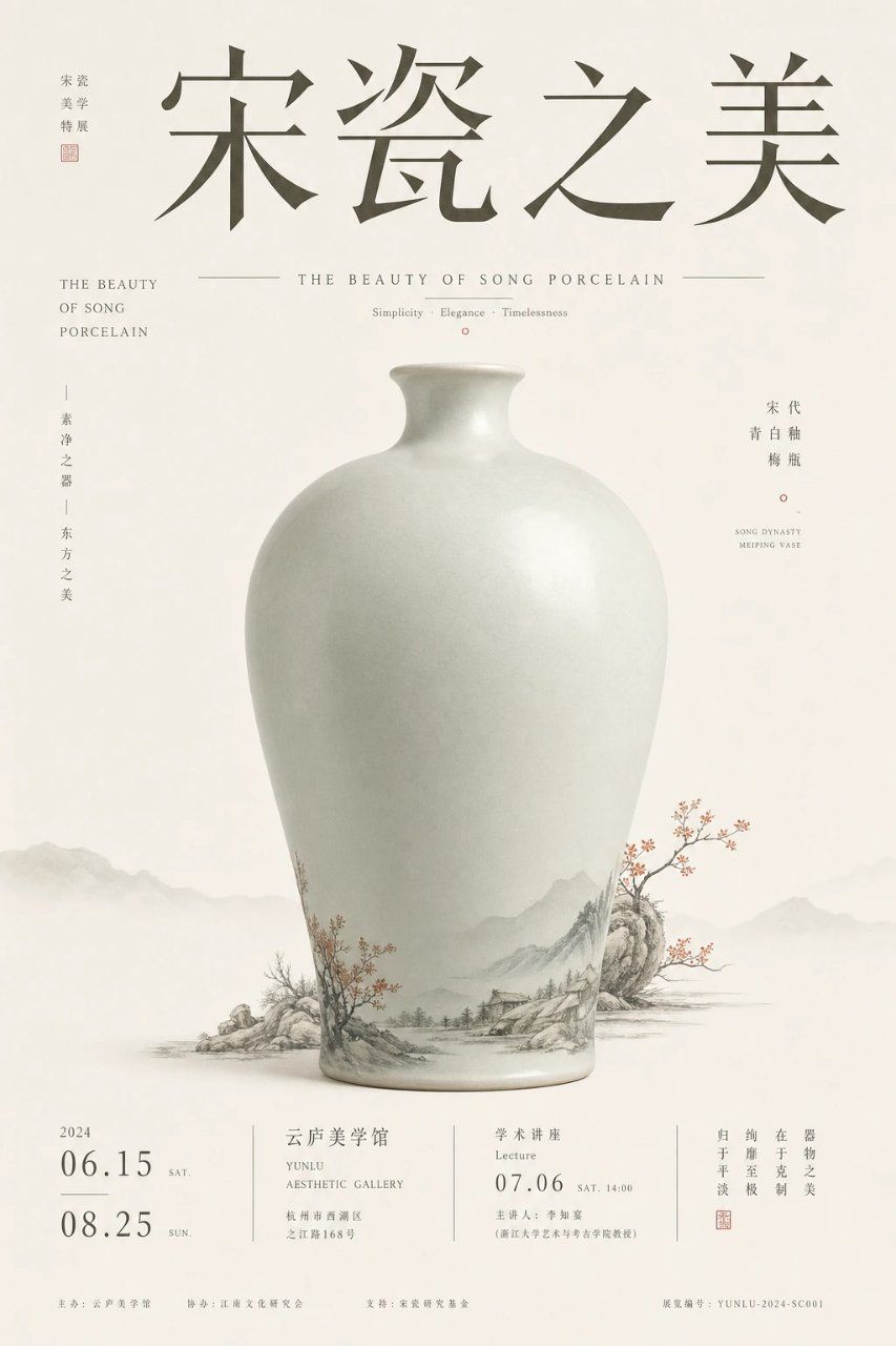 宋瓷展览海报