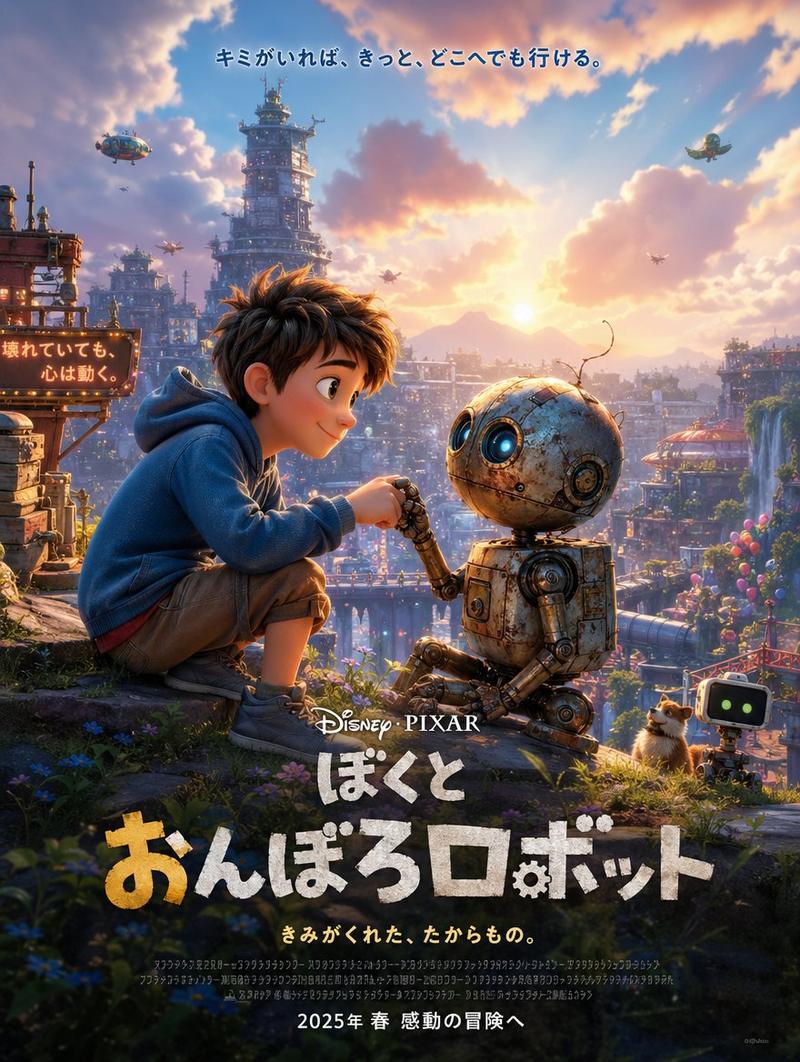 蒸汽朋克机器人电影海报