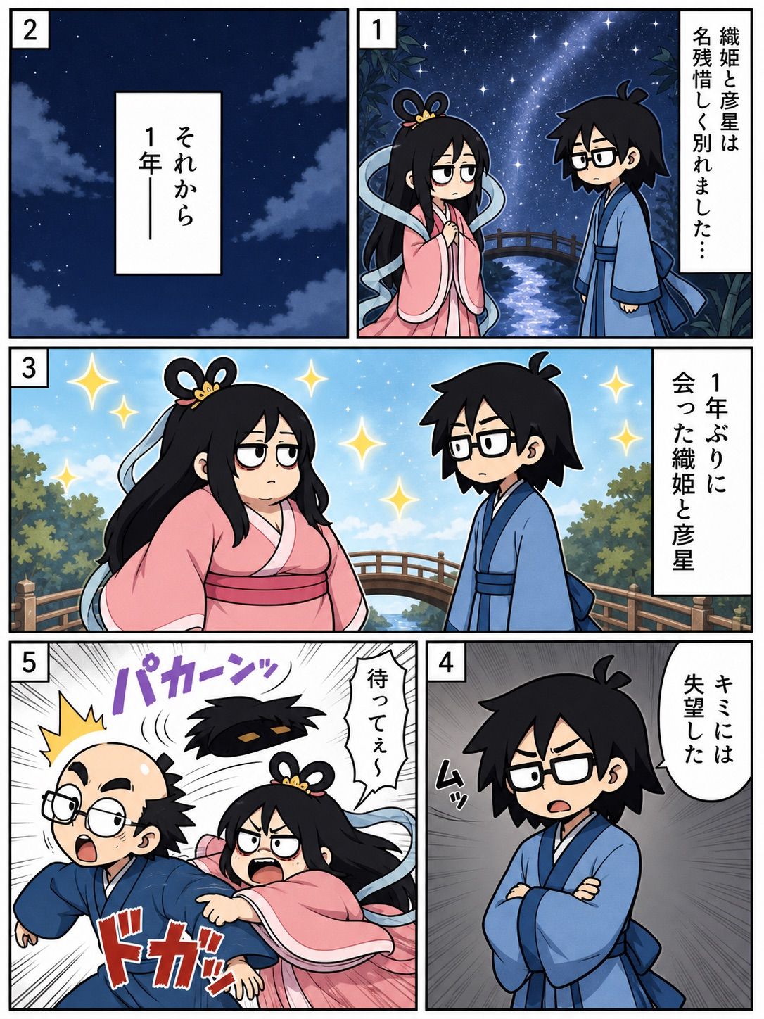 七夕重逢漫画页面