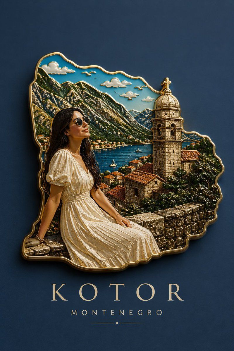 E-commerce Main Image - Handmade Enamel Souvenir Magnet 2