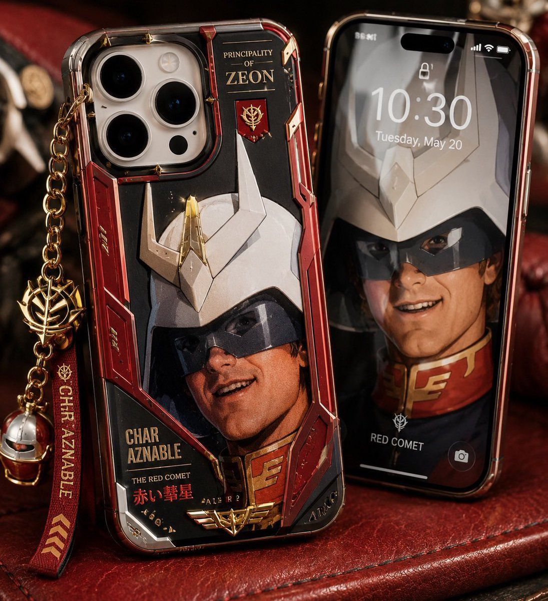 E-commerce Main Image - Luxury Mecha Smartphone Case Mockup 1