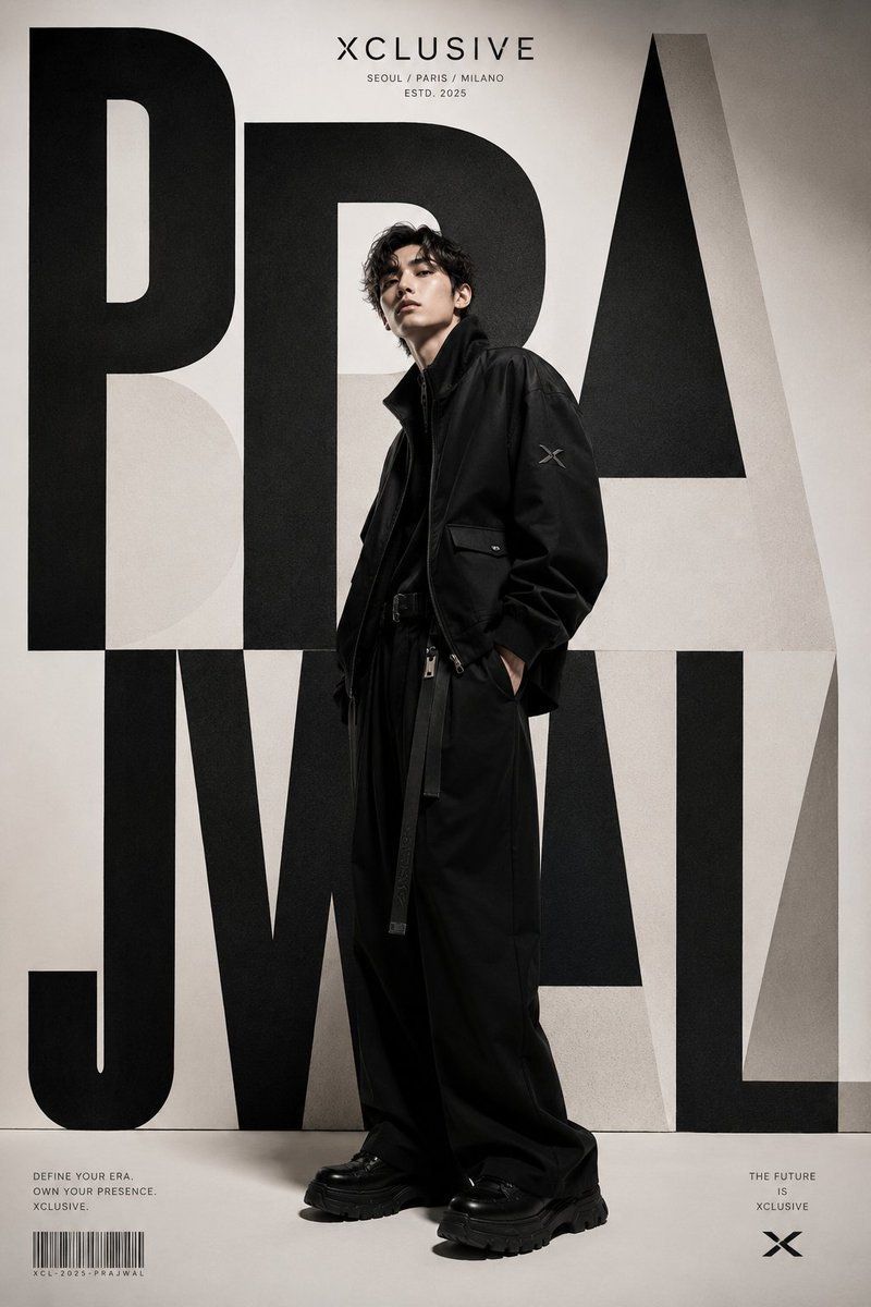 Product Marketing - Korean Luxury Streetwear Poster 1