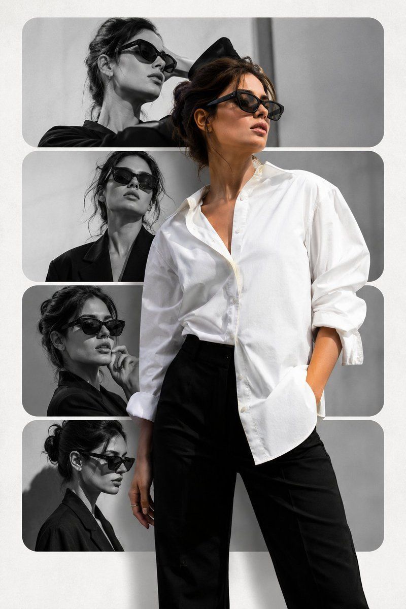 Product Marketing - Minimalist Fashion Collage Poster 1